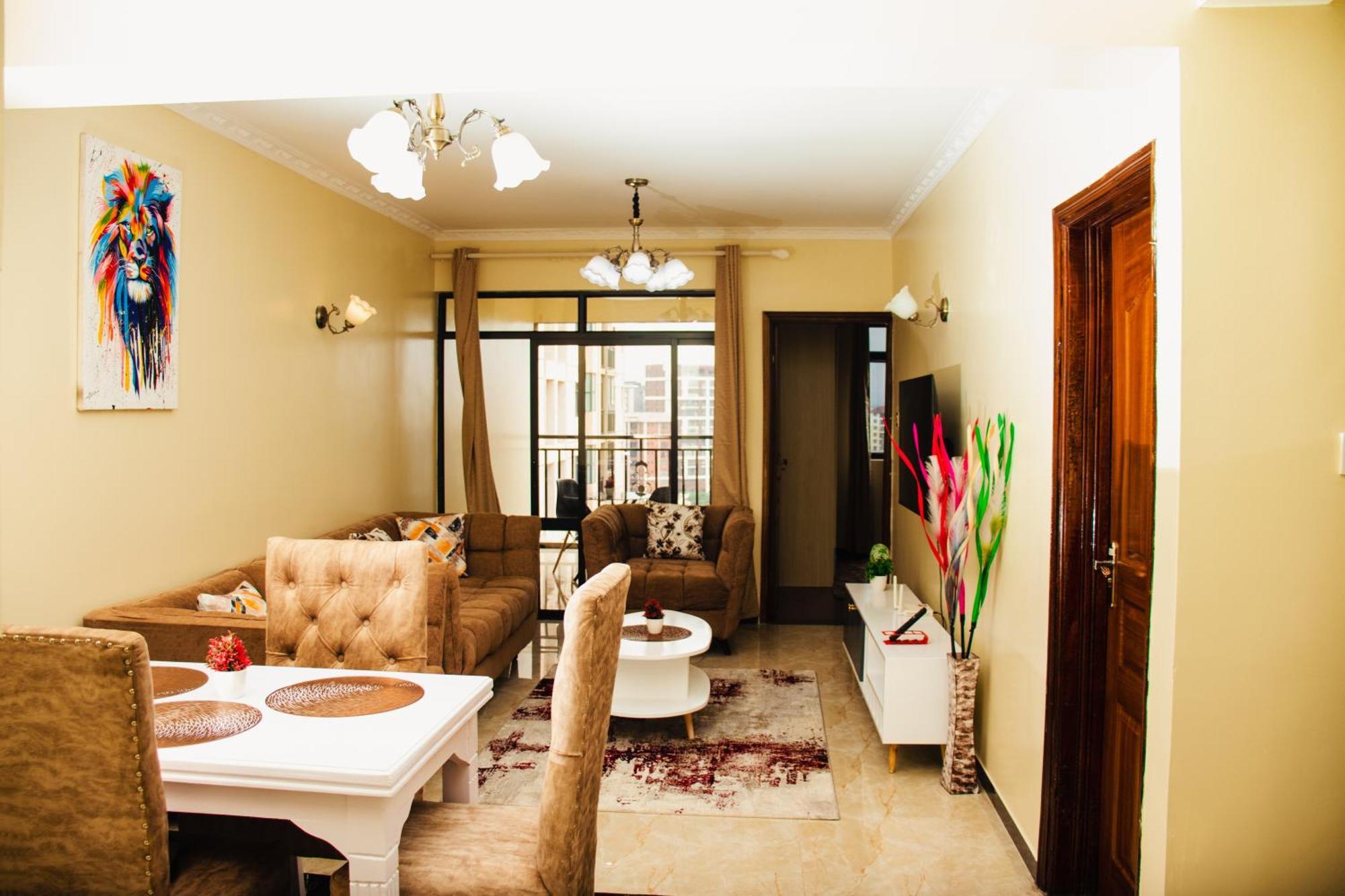 Apartamento Furnished 2 Bedroom In Kilimani *